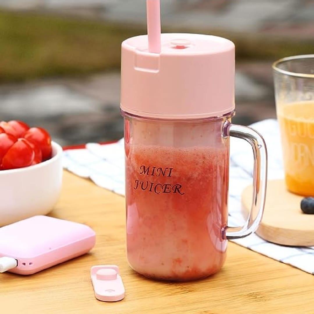 Portable & Rechargeable Electric Juicer Blender - 1 Pc Mini Juicer for Quick Smoothies