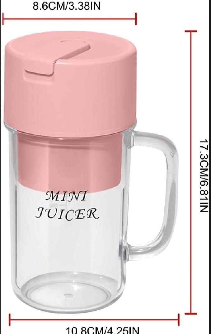 Portable & Rechargeable Electric Juicer Blender - 1 Pc Mini Juicer for Quick Smoothies
