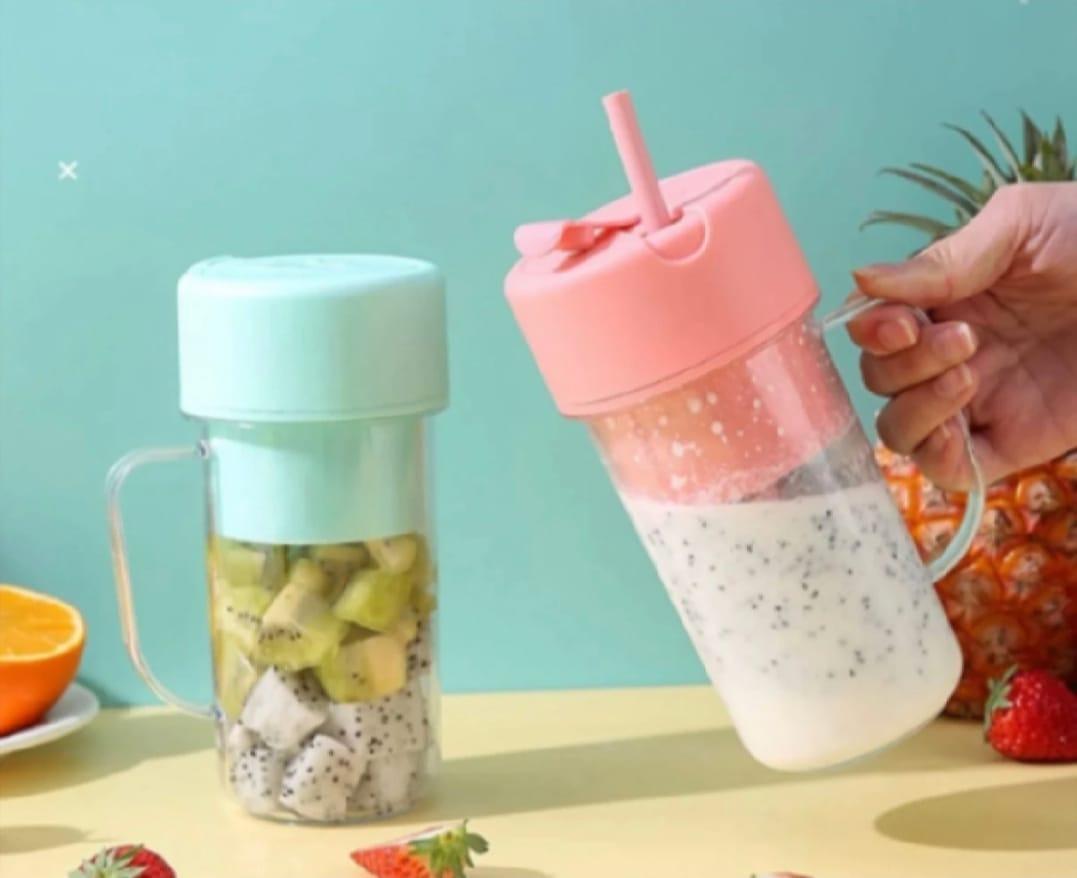 Portable & Rechargeable Electric Juicer Blender - 1 Pc Mini Juicer for Quick Smoothies